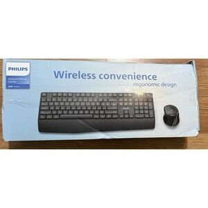 Philips 3000 Series Professional 2.4GHz Wireless SPK6348 Keyboard & SPK7348 Mous